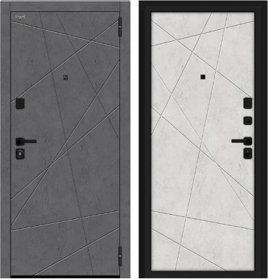 Дверь Браво Граффити-5/SBlack Slate Art/Look Art